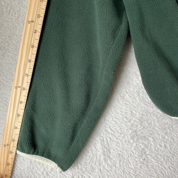 Old‎ Navy Oversized Performance Fleece Cropped 1/2 Zip Jacket Women M Tall Green - Picture 9 of 10
